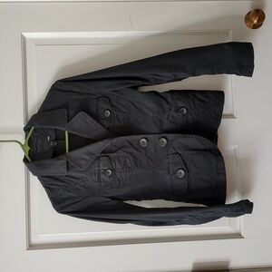 H&M women black cotton blazer 6